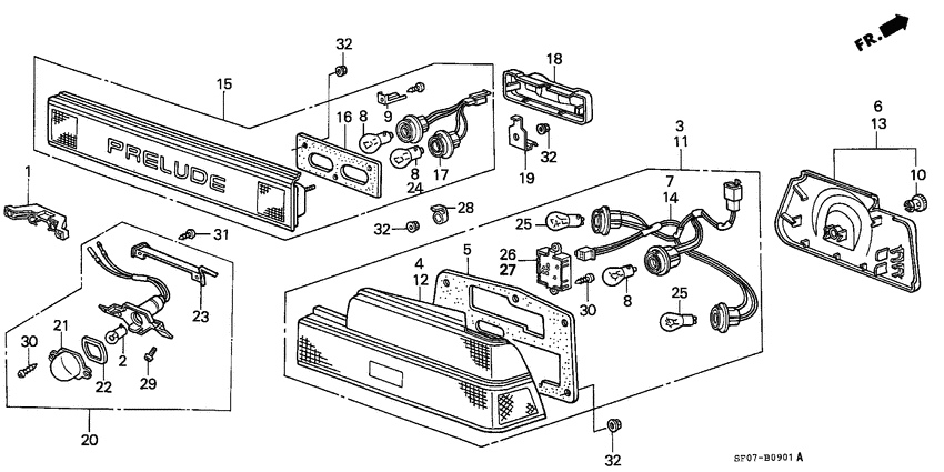 Taillight/back light