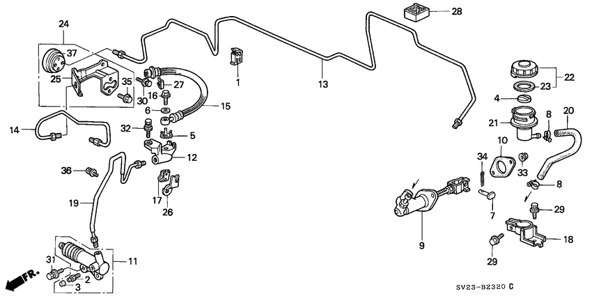 Clutch master cylinder