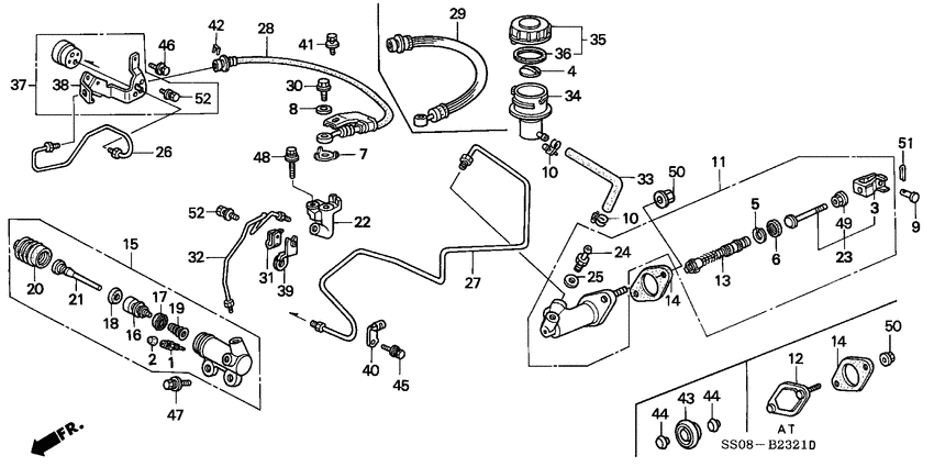 Clutch master cylinder