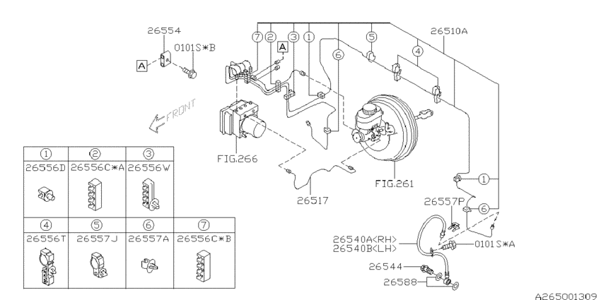 Brake piping