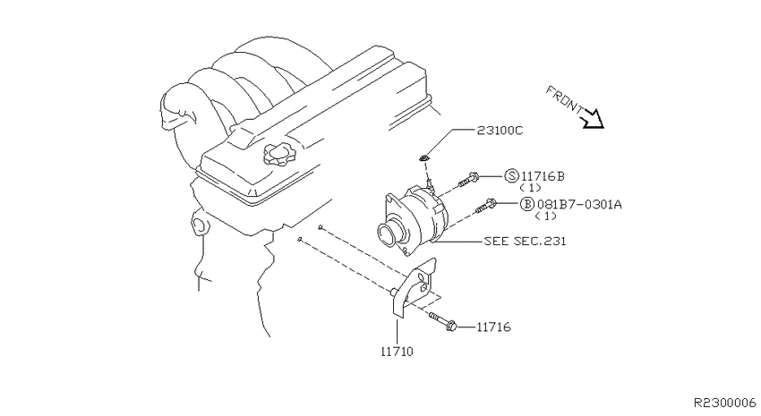 Alternator fitting