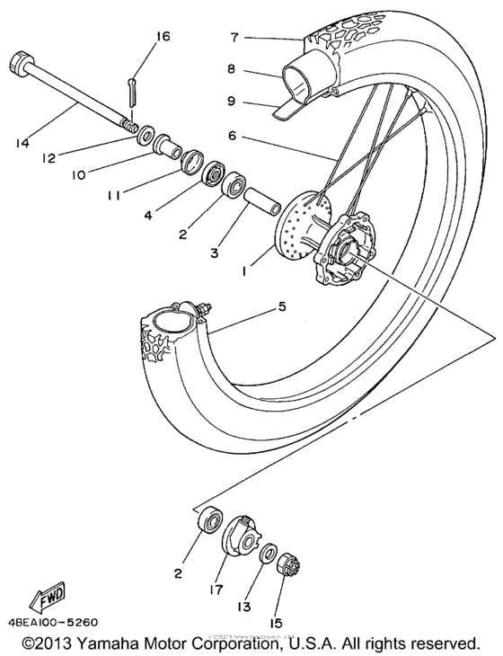Front wheel