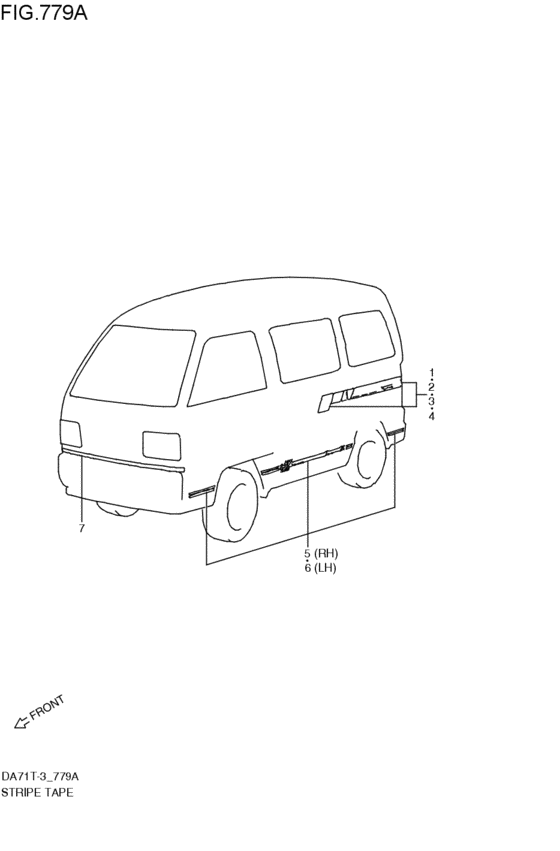 stripe tape / lacing braid