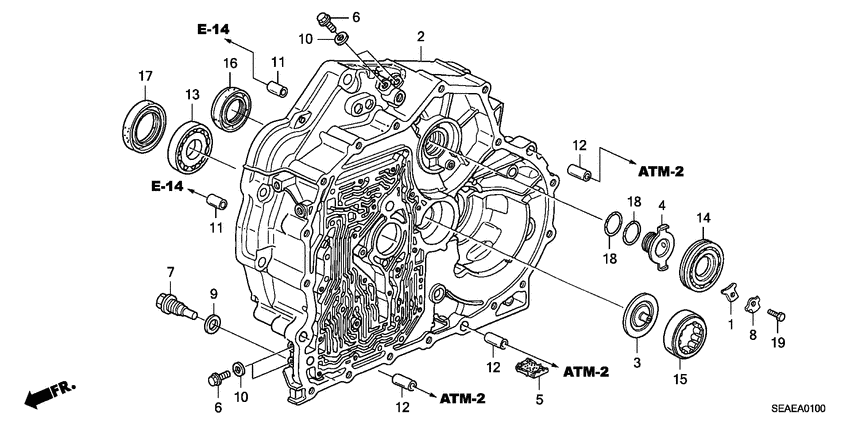 Torque converter case