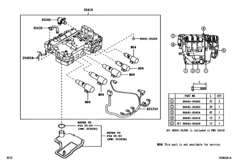 Valve Body & Oil Strainer (Atm)