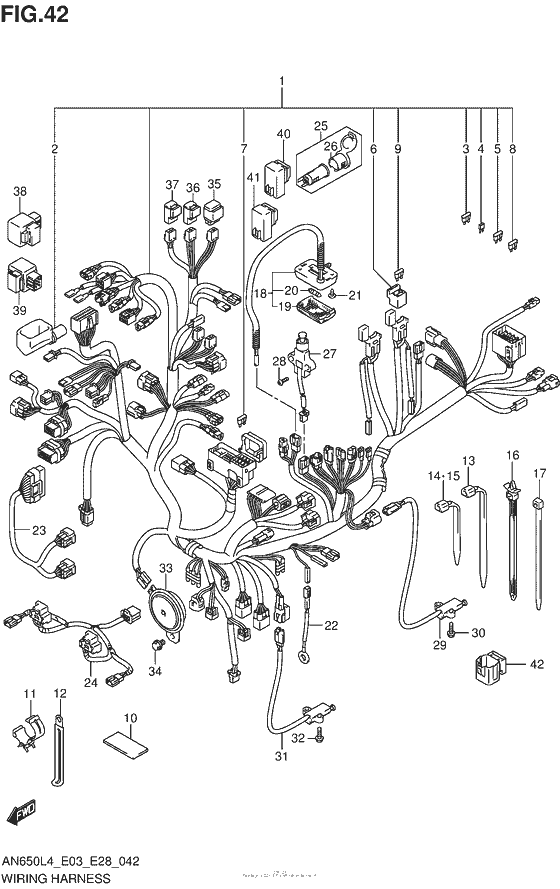 Wiring Harness (An650L4 E03)