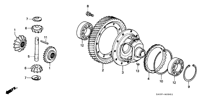 Differential gear