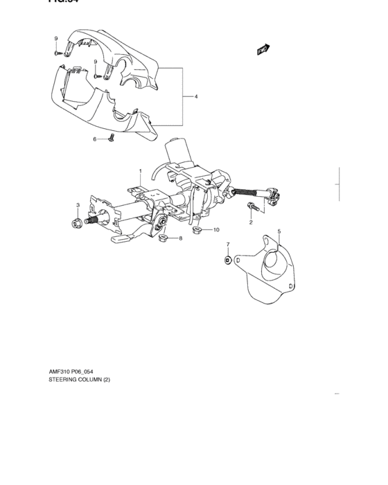 Steering column
