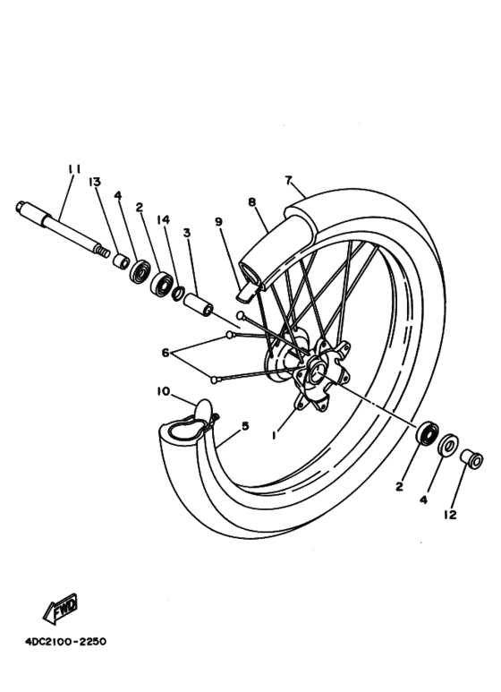 Front wheel