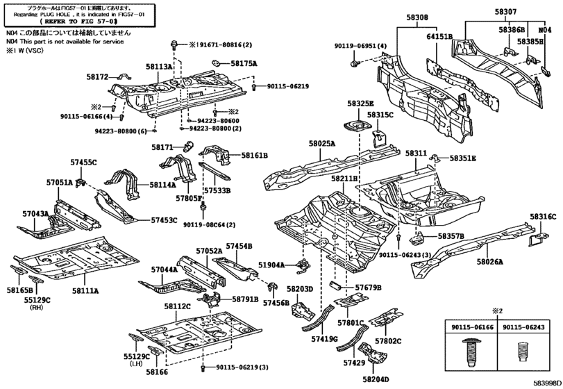 Floor Pan & Lower Back Panel