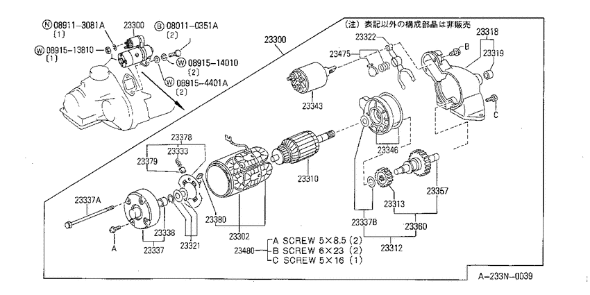 Starter motor