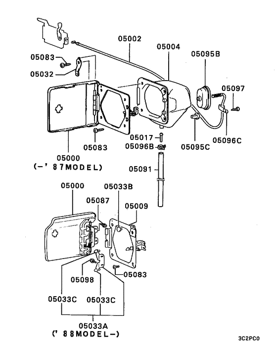 Fuel filler lid & lock