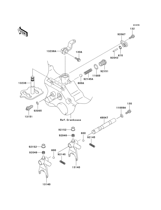 Gear change mechanism