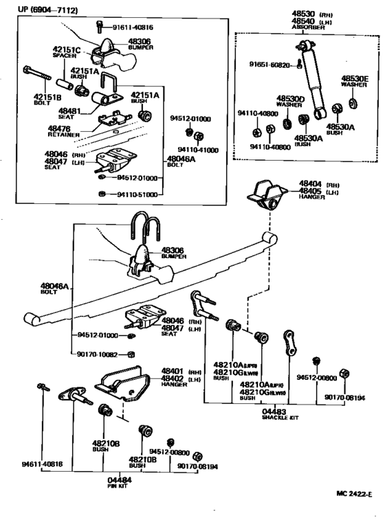 Rear Spring & Shock Absorber