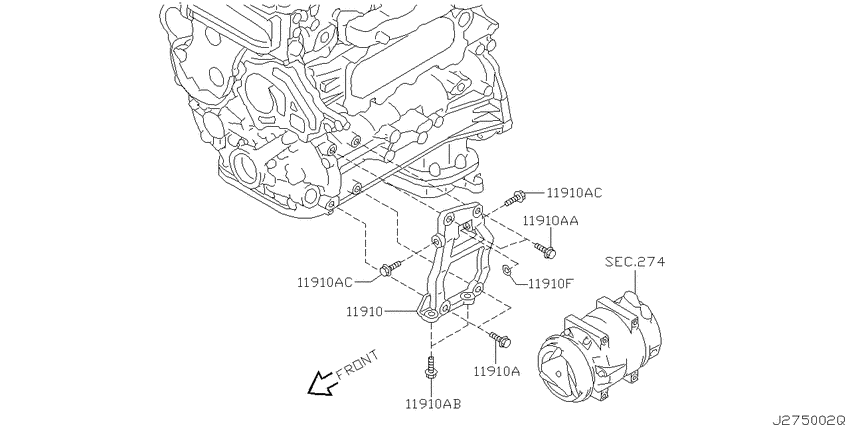 Compressor mounting & fitting