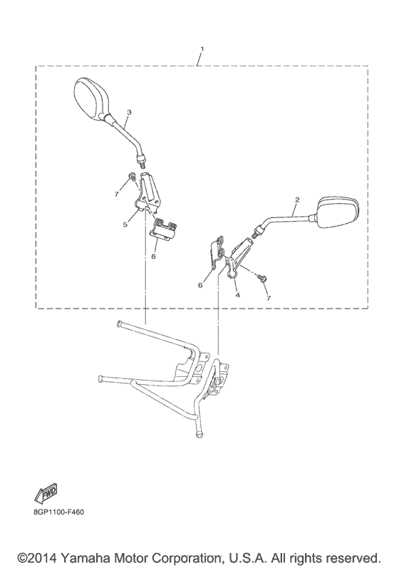 Alternate rear view mirror