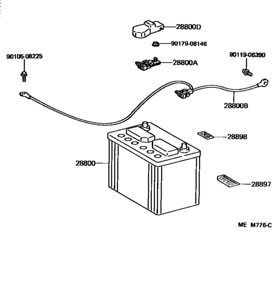 Battery & Battery Cable