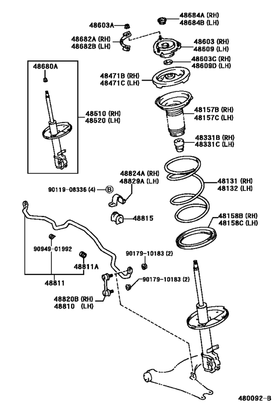 Front Spring & Shock Absorber