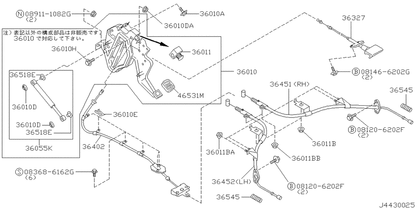 Parking brake control