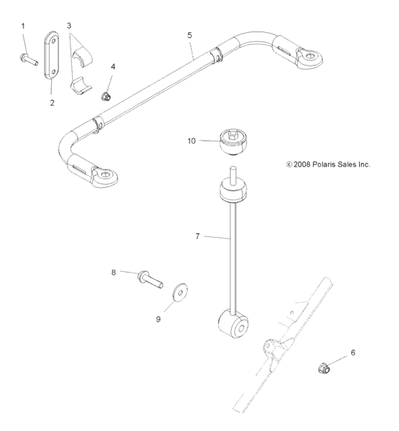 Suspension, stabilizer bar
