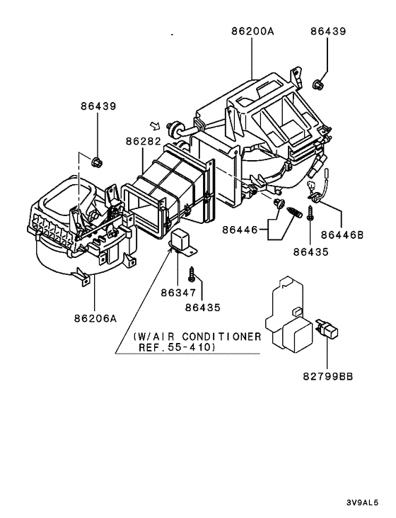 Heater unit & piping