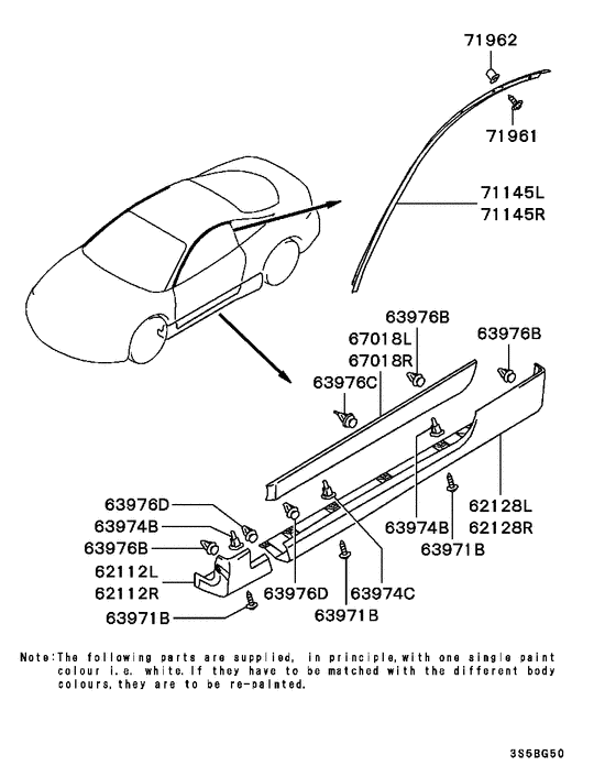Side garnish & moulding