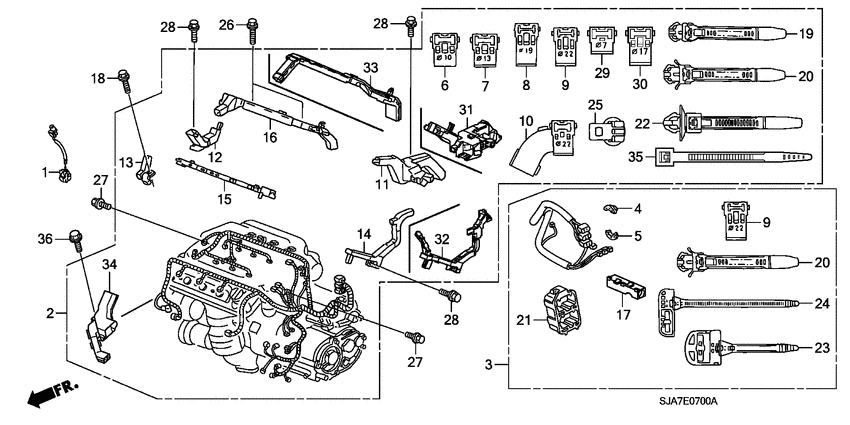 Engine wire harness