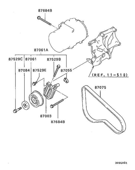 A/c condenser, piping