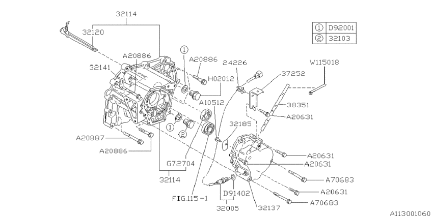 Mt, transmission case