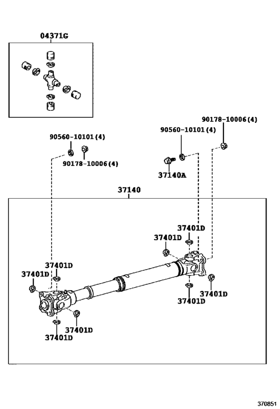 Propeller Shaft & Universal Joint