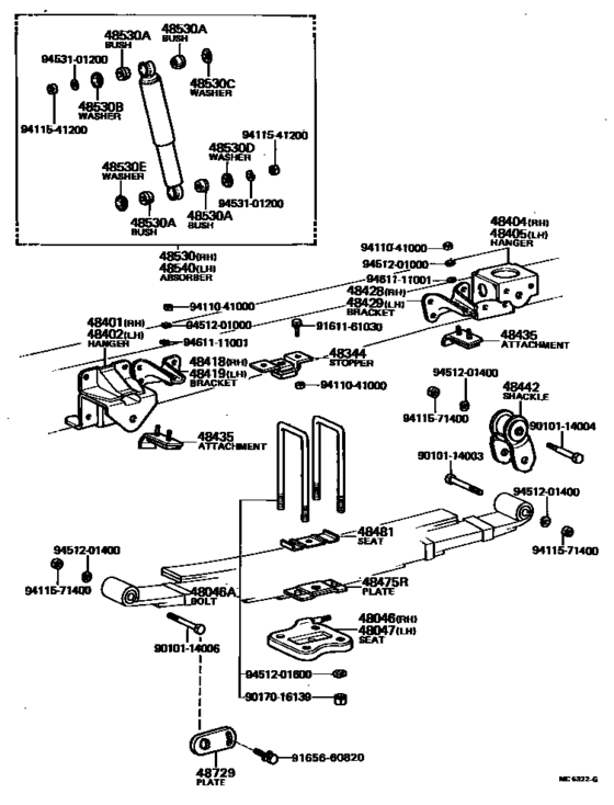 Rear Spring & Shock Absorber