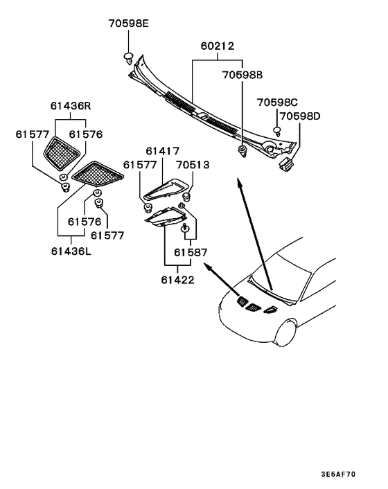 Front garnish & moulding