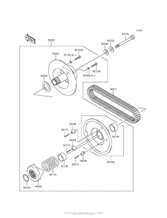 Driven Converter/drive Belt