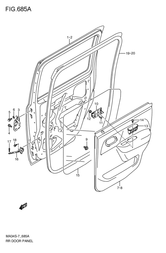 rear door panel
