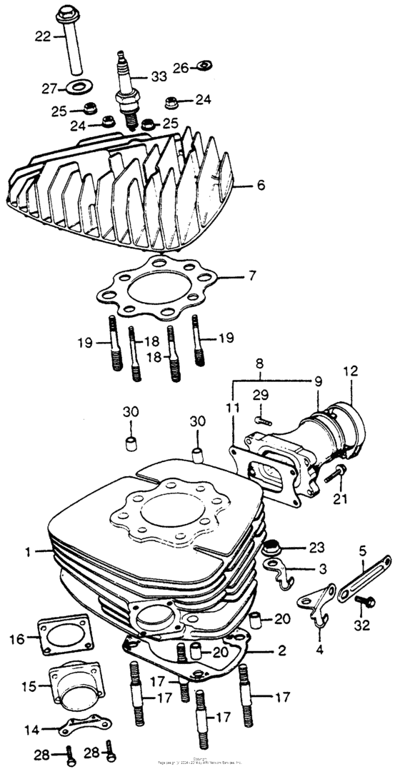Cylinder + cylinder head