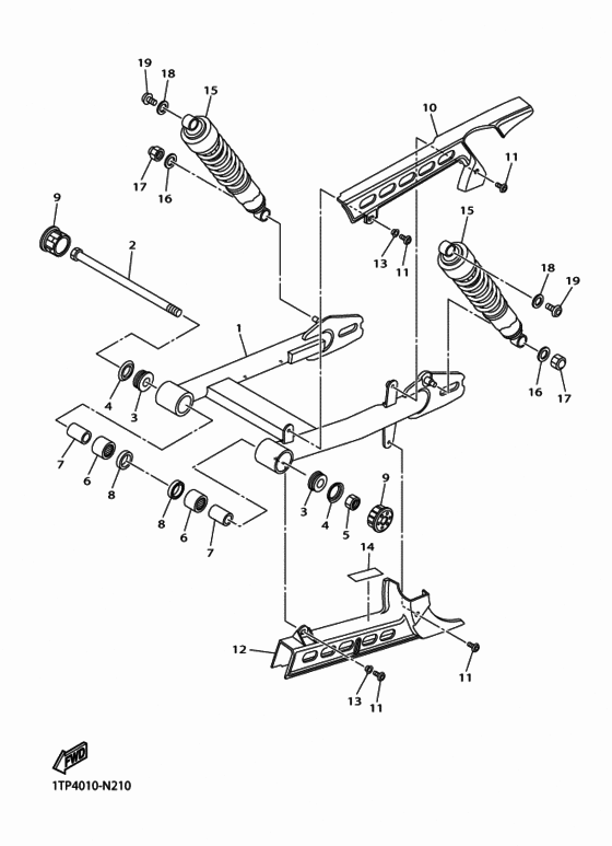 Rear arm & suspension