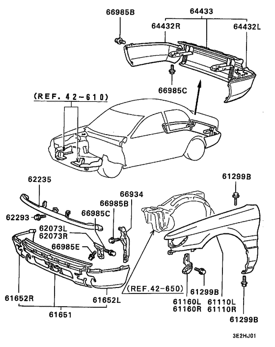 Fender & front end cover