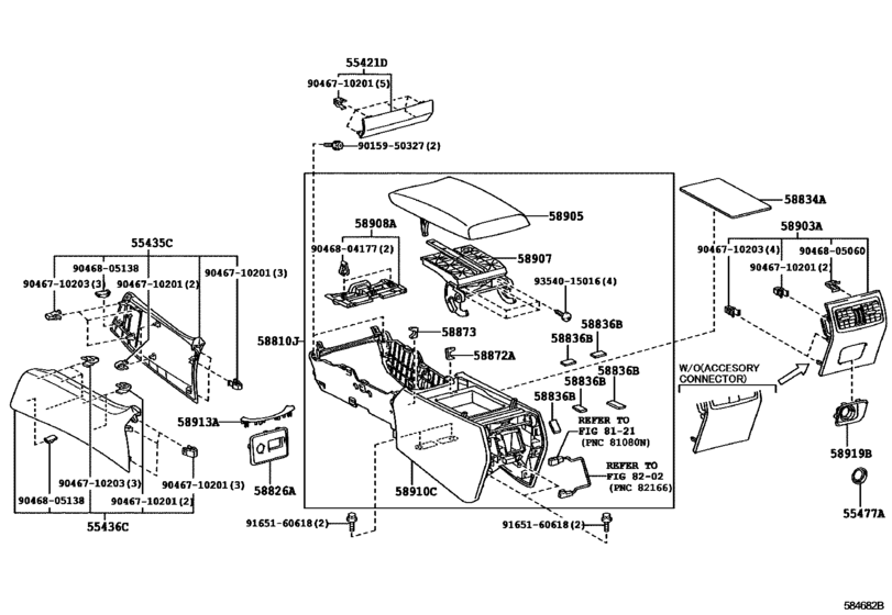 Console Box & Bracket