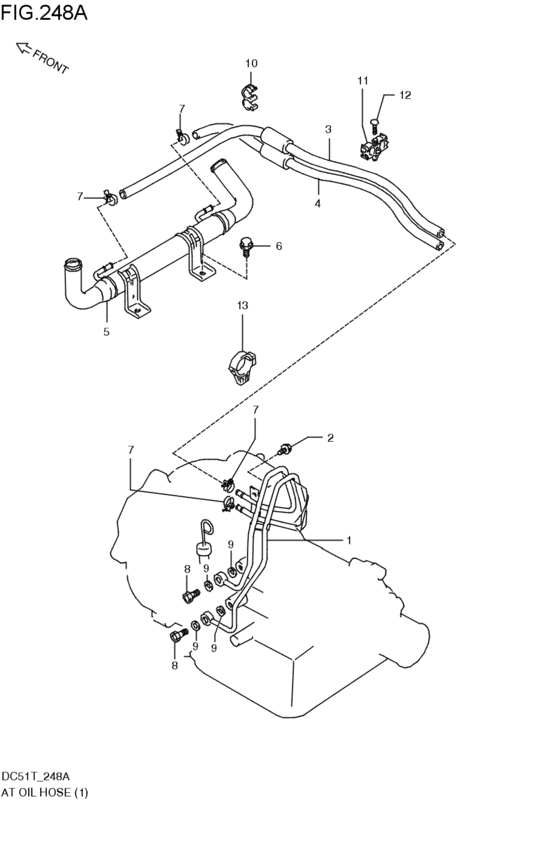 at - oil hose