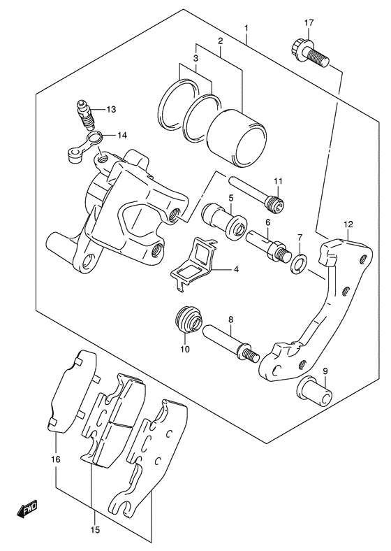 Front caliper