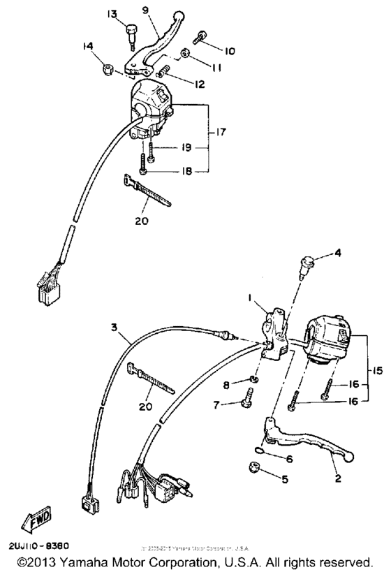 Handle switch & lever