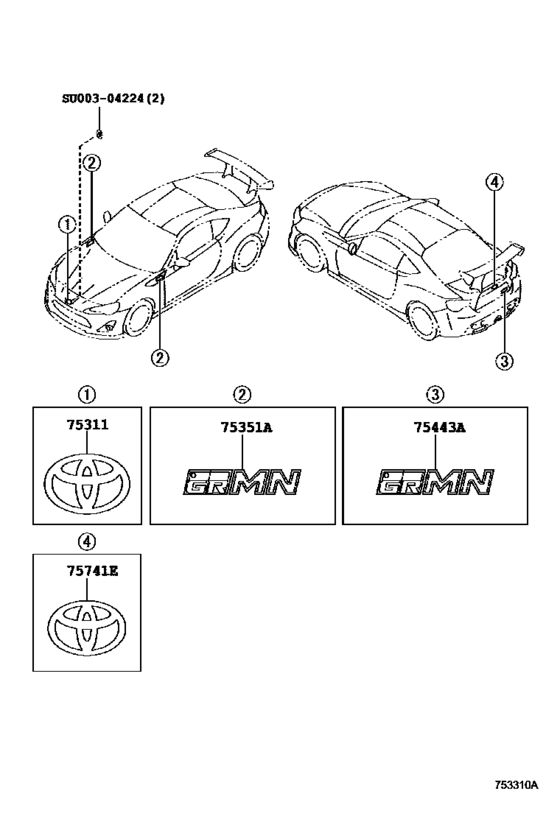 Emblem & Name Plate (Exterior & Interior)