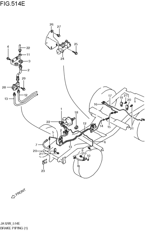 brakes piping