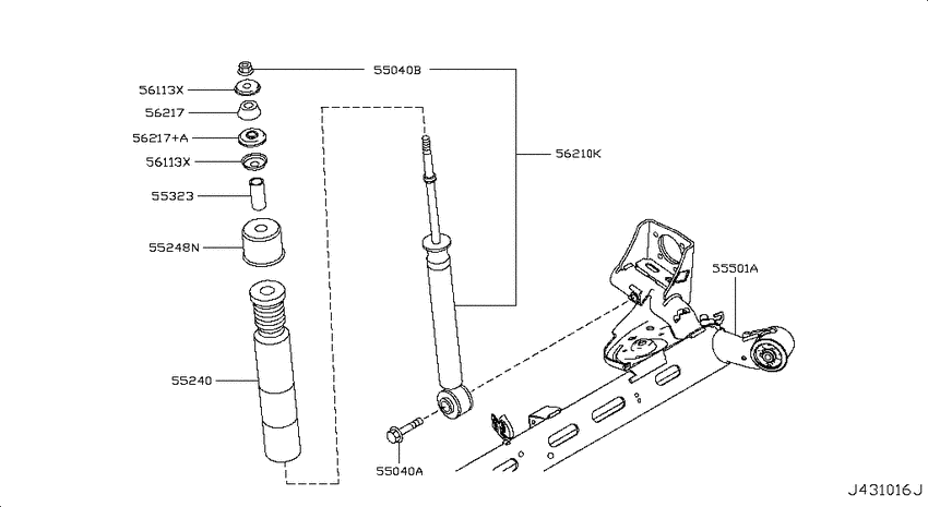 Rear suspension