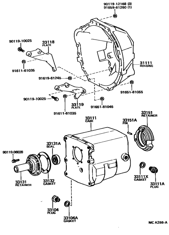Clutch Housing & Transmission Case (Mtm)