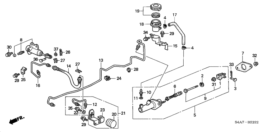 Clutch master cylinder