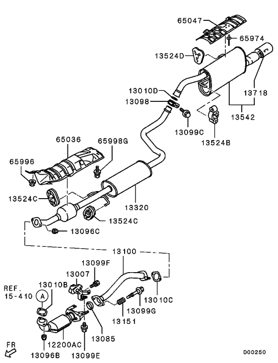 Exhaust pipe & muffler