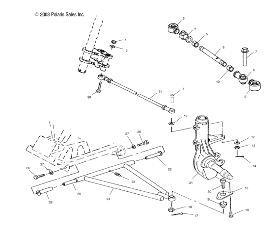 A-arm/strut mounting