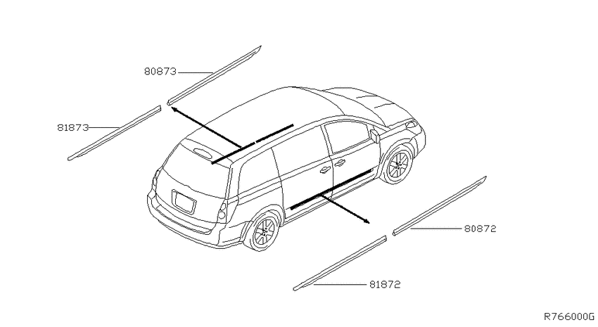 Body side moulding