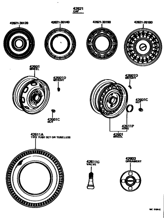 Disc Wheel & Wheel Cap